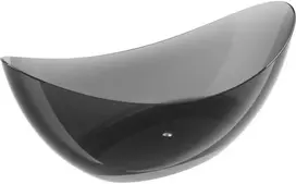 Vonia Mexen Vea Juodas Transparent, 180 x 80 cm, su chromo dangteliu
