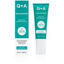 Itin lengvas kasdienis apsauginis veido kremas nuo saulės su SPF 50 Q+A Niacinamide Daily, 50 ml