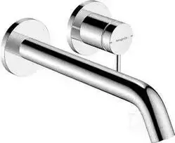 Hansgrohe Praustuvo maišytuvas „Tecturis“, skirtas paslėptam montavimui, montuojamas ant sienos, su 22,5 cm chromuotu snapu