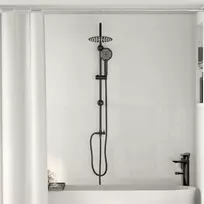 Dušo Sistema Juoda 47 x 20 x 95 cm Nerūdijantis plienas