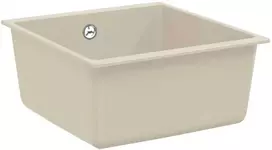 Kriauklė Smėlio 430 x 460 mm 80% Kvarcas ir 20% Derva