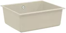 Kriauklė Smėlio 530 x 460 mm 80% Kvarcas ir 20% Derva