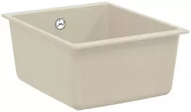 Kriauklė Smėlio 370 x 460 mm 80% Kvarcas ir 20% Derva