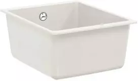 Kriauklė Balta 370 x 460 mm 80% Kvarcas ir 20% Derva