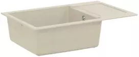 Kriauklė Smėlio 780 x 500 mm 80% Kvarcas ir 20% Derva