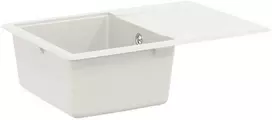 Kriauklė Balta 670 x 460 mm 80% Kvarcas ir 20% Derva