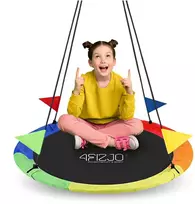 4Fizjo Vaikiškos sodo sūpynės L Gandro lizdas 100 cm