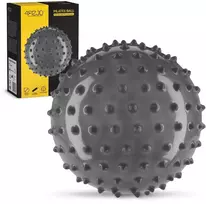 4Fizjo Reabilitacijos kamuolys su dygliais, 20 cm, pilkas