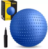 4Fizjo Reabilitacijos kamuolys su dygliais, 65 cm, mėlynas
