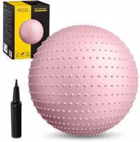 4Fizjo Reabilitacijos kamuolys su dygliais, 65 cm, rožinis