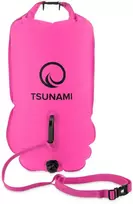 2 viename „TSUNAMI“ rožinis apsauginis plūduras su sausa kišene maudynėms