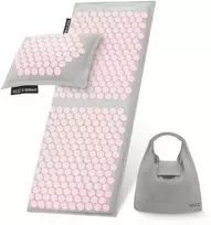 4Fizjo EKO akupresūros kilimėlis su pagalve, XL dydžio, rožinis