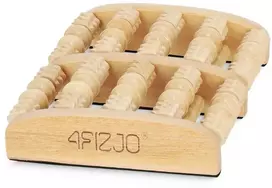 4Fizjo Medinis profiliuotas pėdų masažo volelis