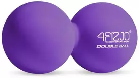 4Fizjo Dvigubas masažinis kamuoliukas DOUBLE BALL violetinis
