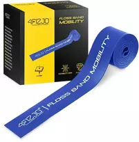 4Fizjo FLOSS BAND 1,5 mm mėlyna reabilitacinė mankštos juosta