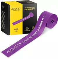4Fizjo FLOSS BAND 1,5 mm violetinė reabilitacinė mankštos juosta