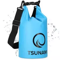 Vandeniui atsparus 5 litrų krepšys TSUNAMI mėlynas