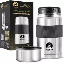 Mountain Nerūdijančio plieno pietų termosas 1 litras, sidabrinis