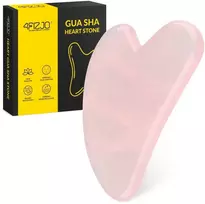 4Fizjo Klasikinis Gua Sha akmuo, pagamintas iš natūralaus rožinio kvarco