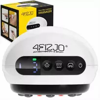 4Fizjo Elektrinis vakuuminis masažuoklis, odos stangrinimas, anticeliulitinis masažas, kūno priežiūra, raudonos šviesos terapija