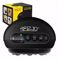 4Fizjo Elektrinis vakuuminis masažuoklis, odos stangrinimas, anticeliulitinis masažas, juodas grožio įrankis, kūno priežiūros prietaisas