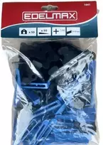 Plytelių išlyginimo sistema 50+50vnt. 1mm EDELMAX 1641