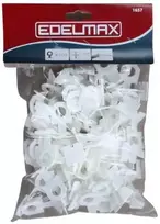 Inkariukai plytelių išlyginimo sistemai 1mm 100vnt. EDELMAX 1657