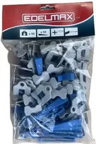 Plytelių išlyginimo sistema 50+50vnt. 1,5mm EDELMAX 1642