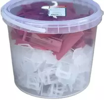 Plytelių išlyginimo sistema 200+50vnt. 1mm EDELMAX 1666