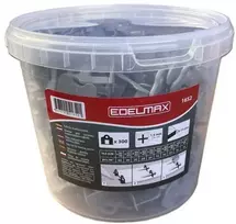 Inkariukai plytelių išlyginimo sistemai 300vnt. 1,5mm EDELMAX 1652