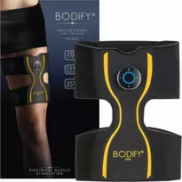 Bodify EMS Noga Trainer Pro elektromiostimuliacijos diržas kojų raumenims, neopreninis, juodas
