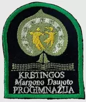 Kretingos Marijono Daujoto progimnazijos emblema, EMBLEMA: Emblema