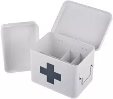 Relaxdays Medicininė dėžutė, metalinė, laikymui