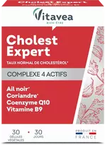 Prancūzija VITAVEA Cholest Expert cholesterolio kontrolei, 30 augalinės kilmės kapsulių
