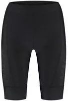 Moteriškos dviratininko šortai su silikoninėmis juostelėmis juodi Rogelli