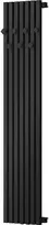 Mexen Flux dekoratyvinis vonios radiatorius, 1500 x 360 mm, 630 W, juodas