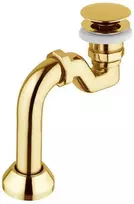 Vonios sifonas Besco Retro Klik-Klak, Gold