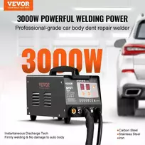 Taškinio suvirinimo įlenkimų traukiklis automobilių ir sunkvežimių remontui, 3KW galia su 2 suvirinimo pistoletais, kėbulo taškinio suvirinimo aparatas, smeigių suvirinimo rinkinys, kėbulo lyginimo įranga