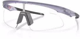OAKLEY RSLV LITE Matte Transparent Lilac/Clear to juodas iridium photochromic sportiniai akiniai