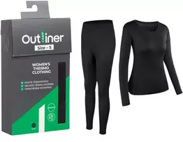 Termo apatiniai drabužiai „Outliner BU221“, juodi, S