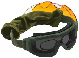 Swiss Eye F-Tac Tactical Goggles Olive Taktiniai akiniai su korekcinių akinių adapteriu