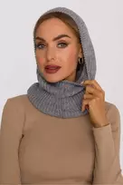 Kepurė Pilka megzta balaklava Moe