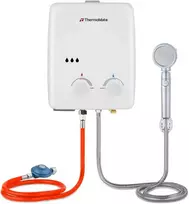 Thermomate dujinis momentinis vandens šildytuvas, 10 kW, pritaikytas propanui, 5 l/min, AZ132-DE