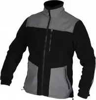Dedra Bluza, Flisinis džemperis su įdėklais, 280 g/m2, L dydis, juodas ir pilkas