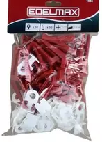 Plytelių išlyginimo sistema 50+50vnt. 1mm EDELMAX 1656