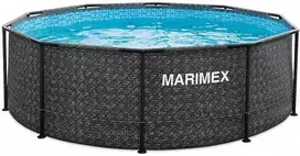MARIMEX Swimming pool Florida 3,05x0,91 m with skimmer - motif RATAN