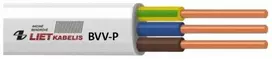 Cable Lietkabelis BVV-P. 3 x 4 mm². baltas