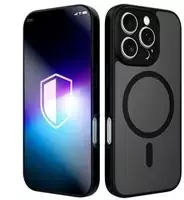 Dėklas 3MK Misty MagCase do Apple iPhone 16 Pro Max juoda