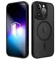 Dėklas 3MK Misty MagCase do Apple iPhone 14 Pro juoda