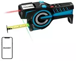 Mileseey DTX 10 lazerinis atstumo matuoklis su 100 metrų matavimo juosta